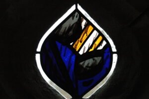 Création de la verrière ornementale de Église fortifiée Saint-Martin de Chaourse