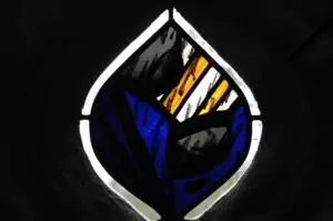 Création de la verrière ornementale de Église fortifiée Saint-Martin de Chaourse